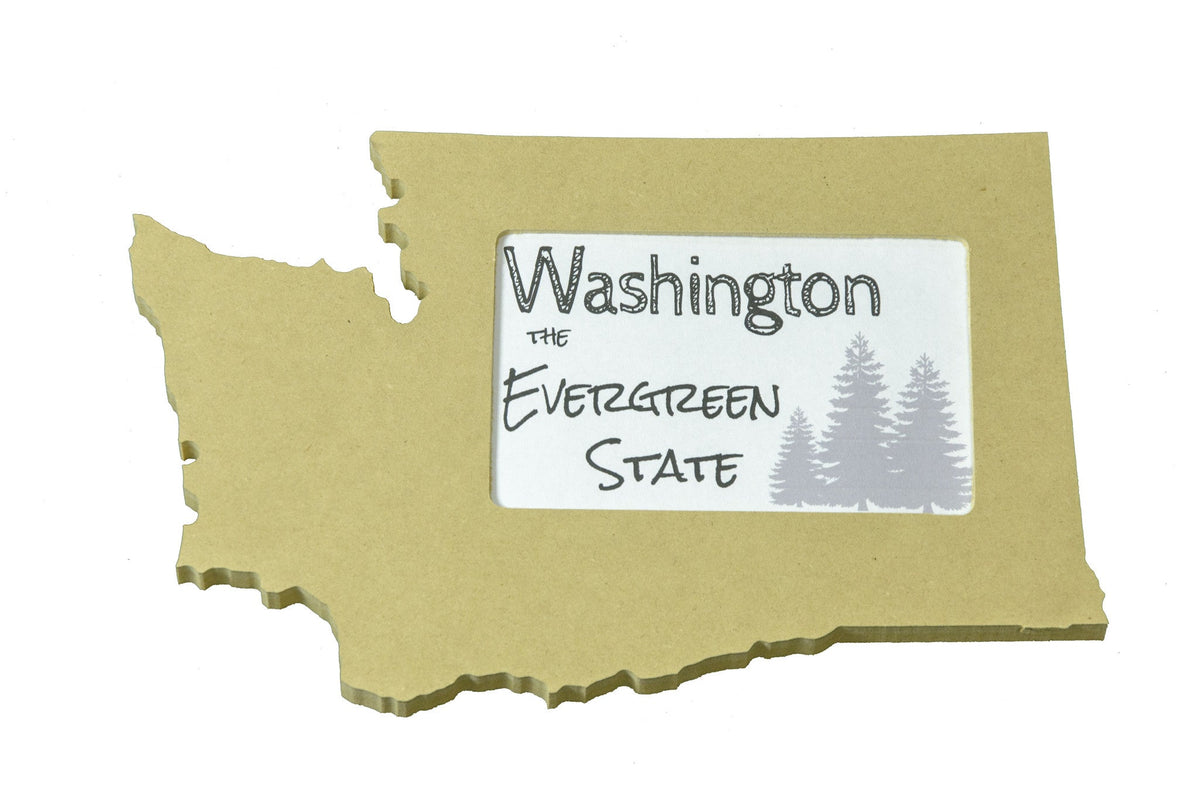 State Shaped Frame - Ready to Paint