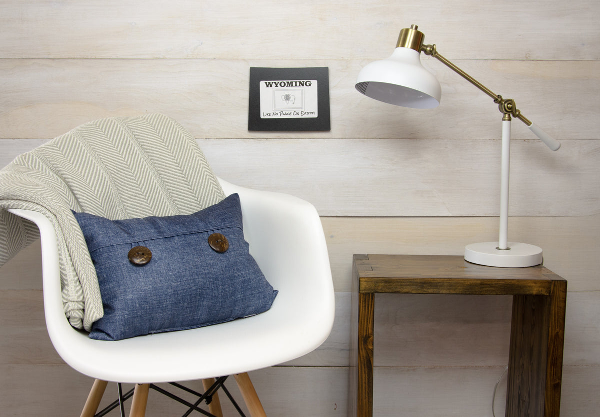 State Shaped Frame - Black