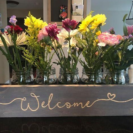 QUICK SHIP: Classic Mason Jar Centerpiece Box