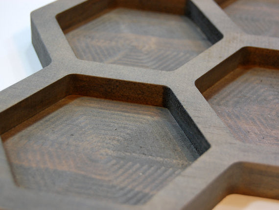 GeoTray - Geometric Desk and Jewelry Tray Organizer