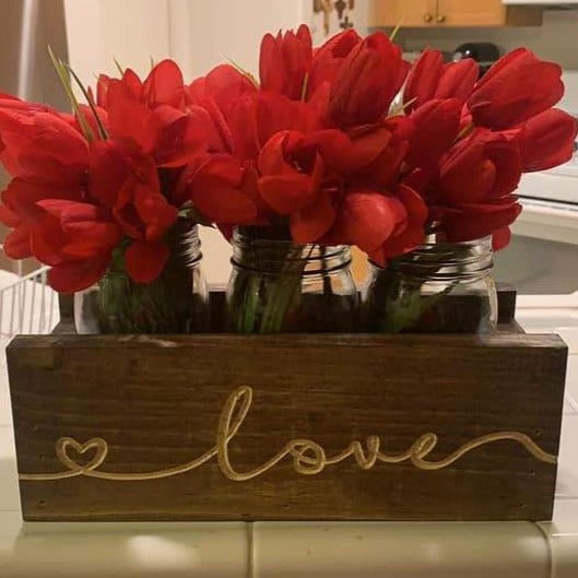 QUICK SHIP: Mini Mason Jar Centerpiece Box